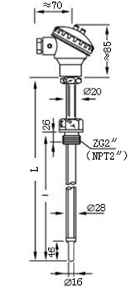 煙道、風(fēng)道熱電偶